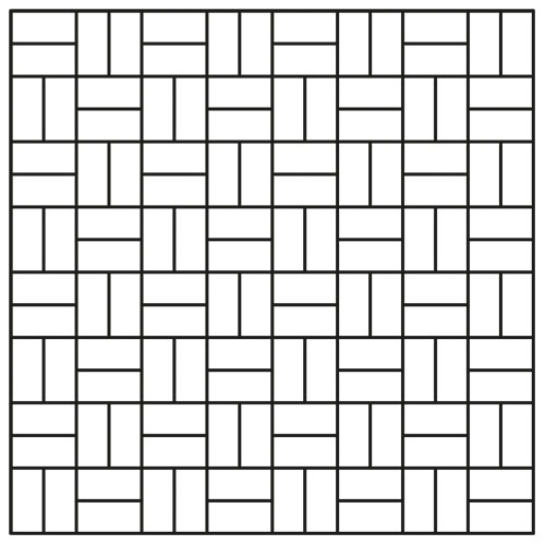 CARENA® modèle de pose Parquet rectangulaire