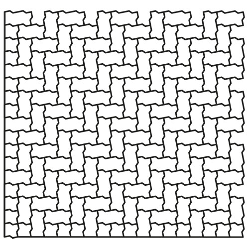 BETA® modèle de pose à chevron