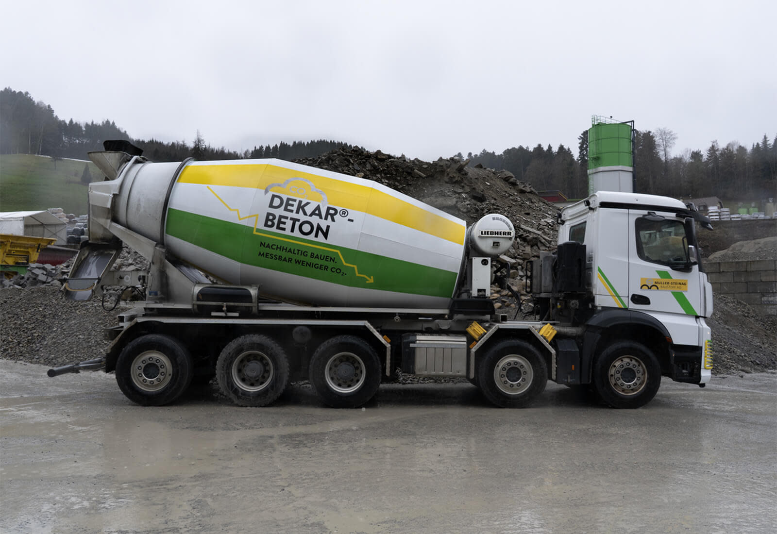 Betonmischer LKW mit DEKAR-Beton