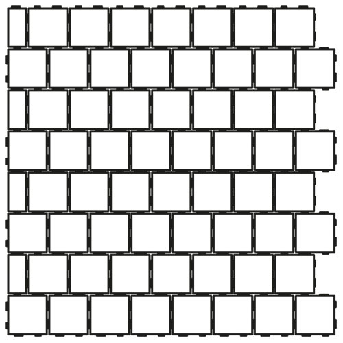 CARENA® SPLITT Verlegemuster Englisch
