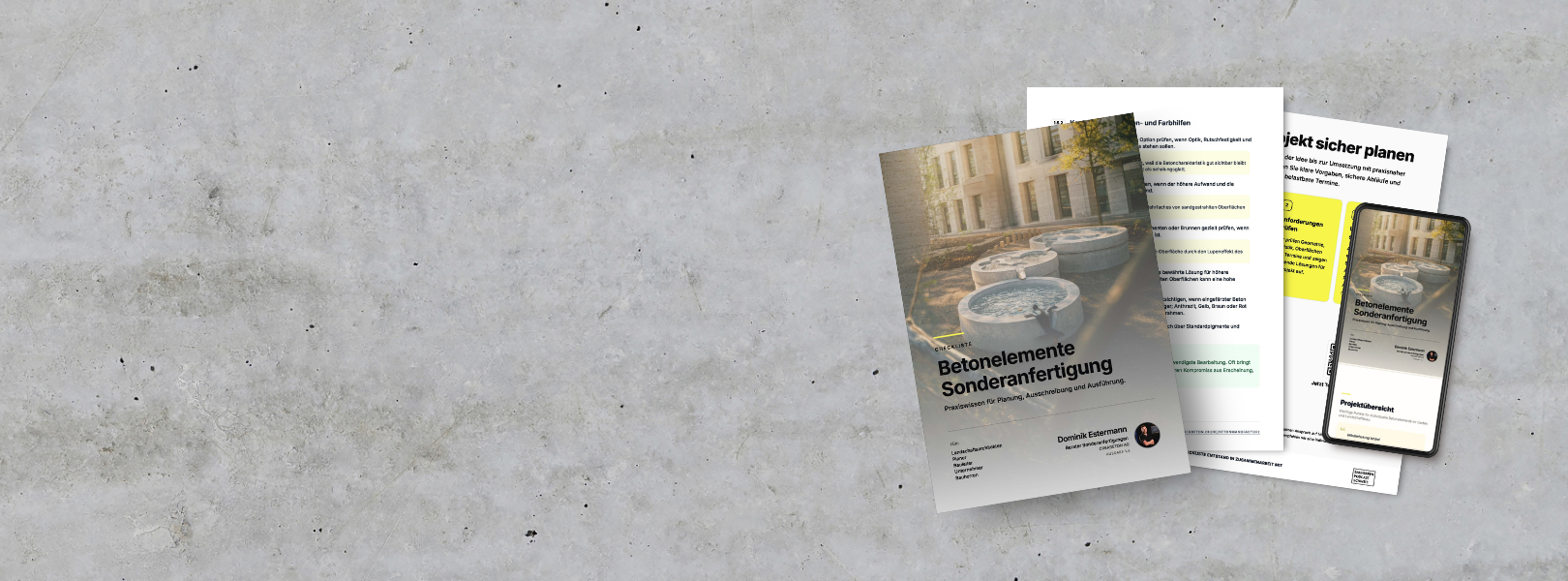 Teaser Checkliste Betonmanufactur