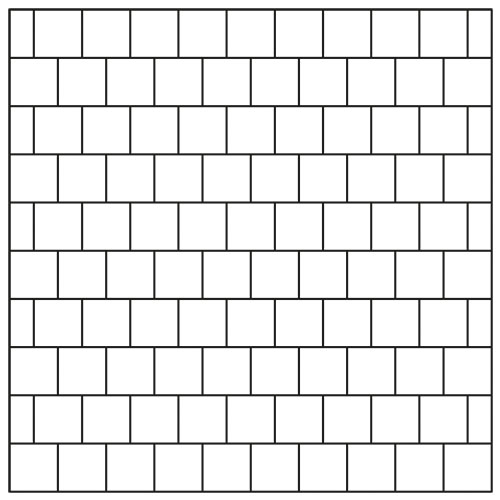 FINALGO Verlegemuster Quadrat Englisch
