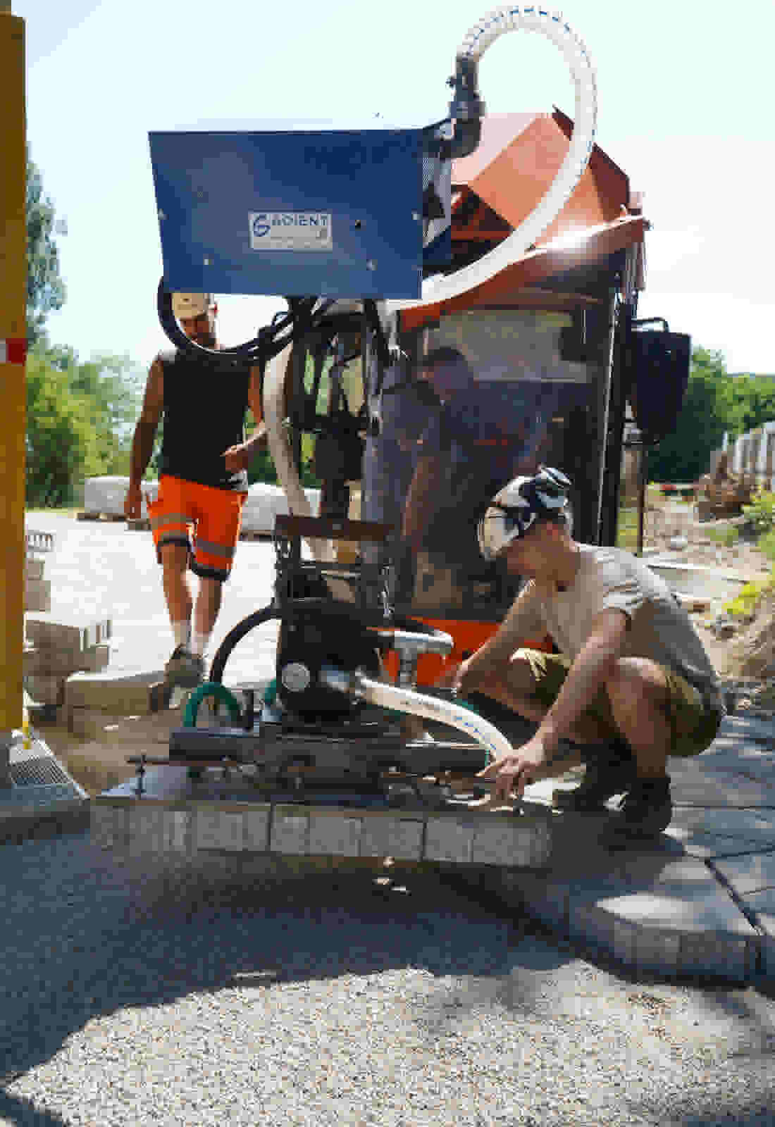 Fabrication spéciale de pavés polygonaux