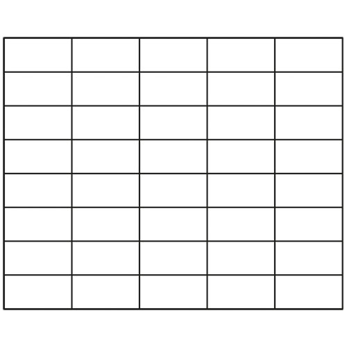 BOSCUS Verlegemuster Rechteck Kreuzfuge