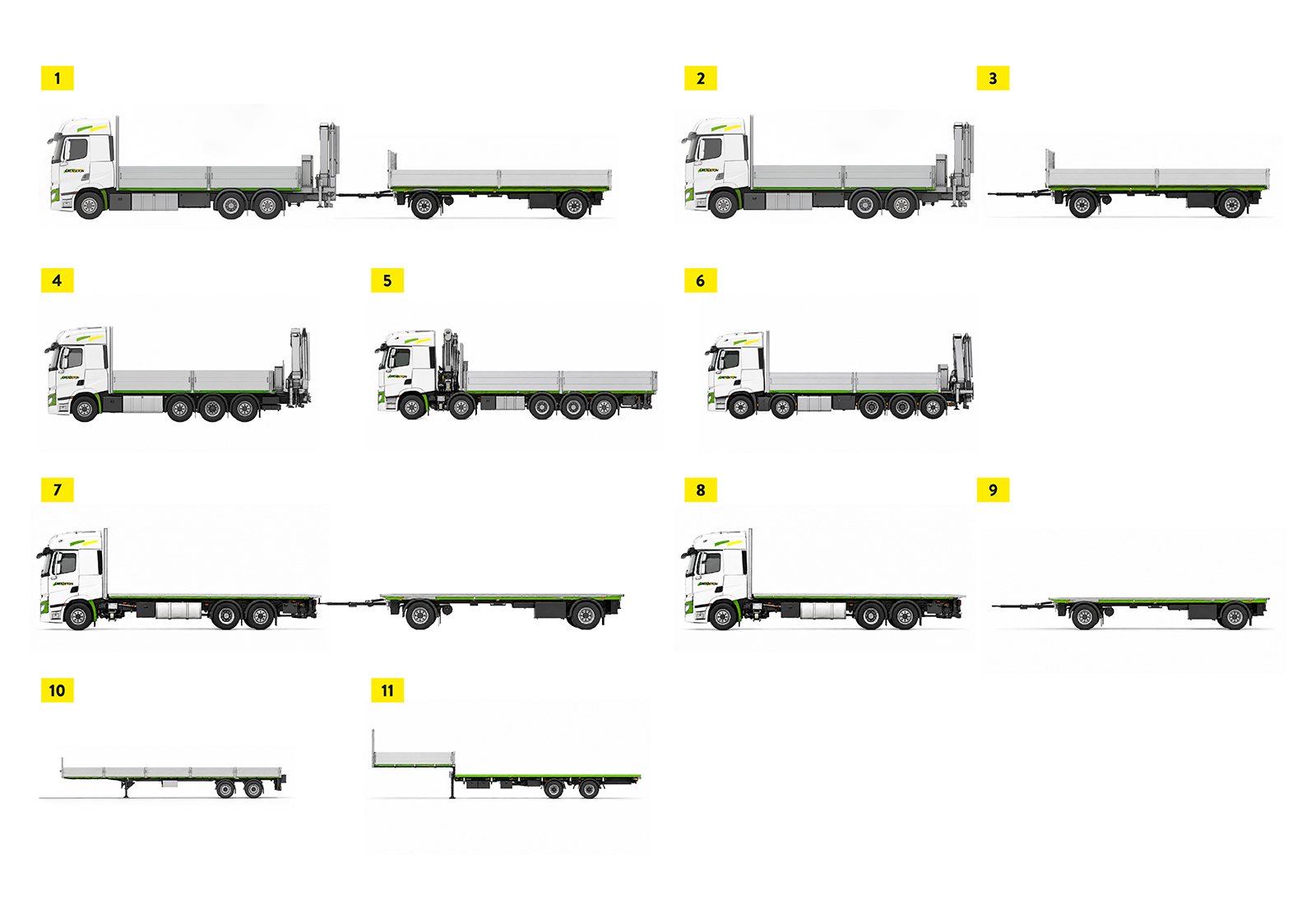 Die Transportflotte der CREABETON