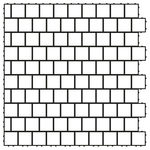 CLASSIC® DRAIN Verlegemuster Englisch