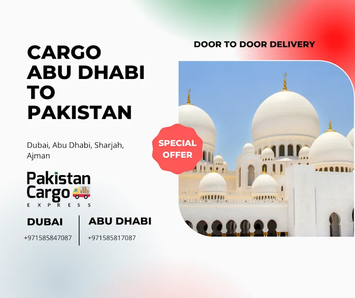 Cargo Abu Dhabi to Pakistan