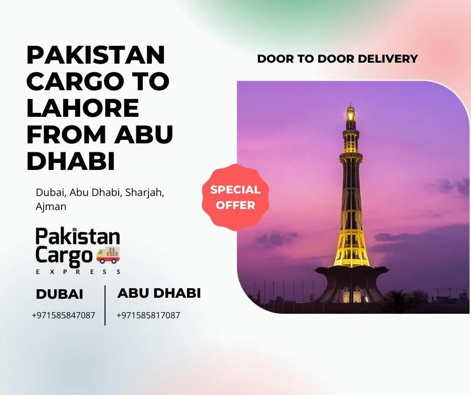 Abu Dhabi to Lahore shipping