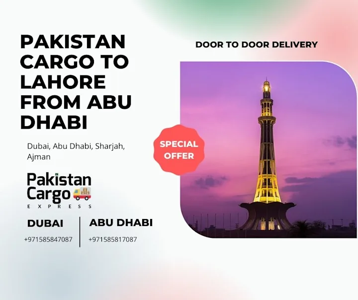Door to door cargo UAE to Pakistan