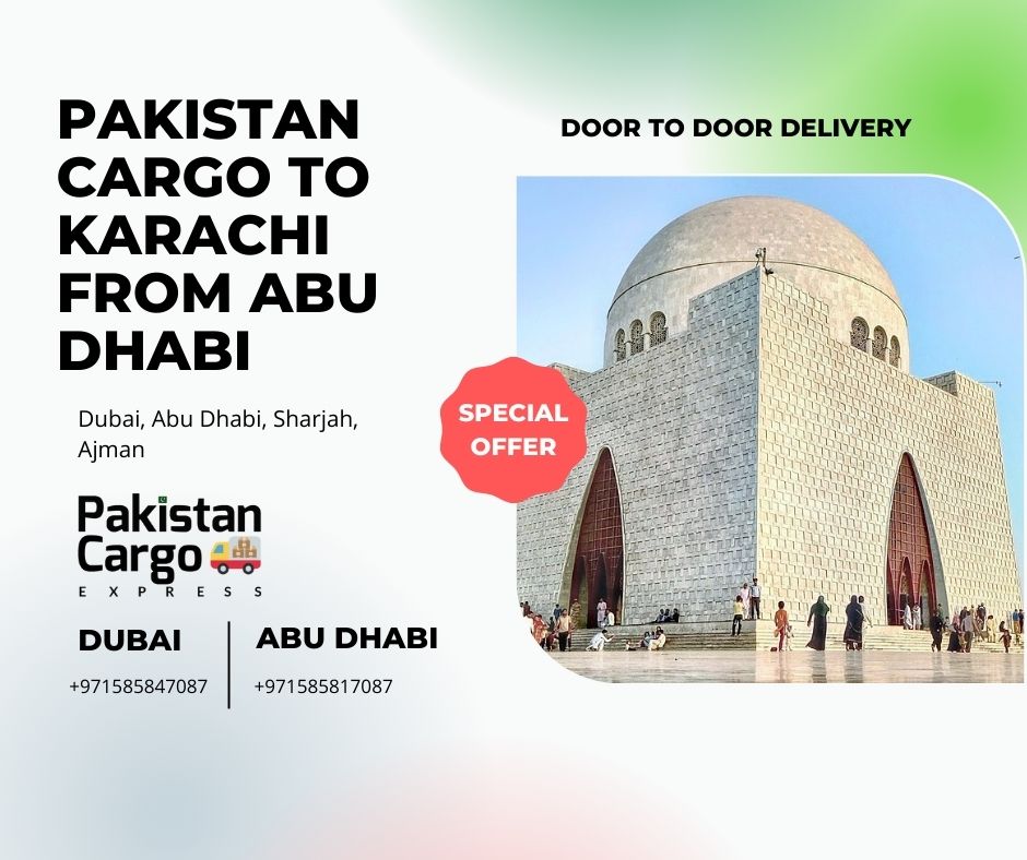 Pakistan Cargo Express provide shipping services from Abu Dhabi to Karachi Pakistan. We have a team of professional staff who take care of your products and move them safely to Pakistan.
