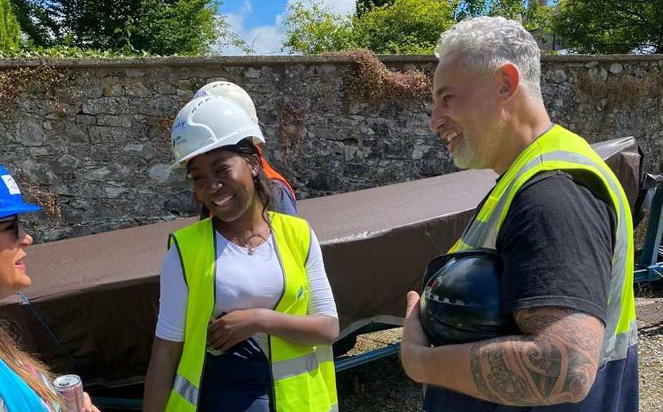 Victory Luke, Climate Ambassador, ventures to DIYSOS: The Big Build Ireland