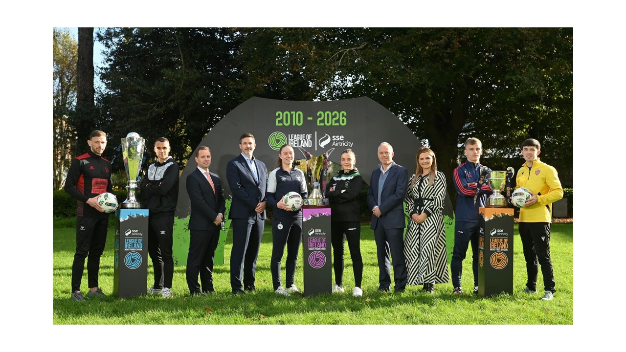 SSE Airtricity Extends Partnership with League of Ireland for All Three Senior Divisions