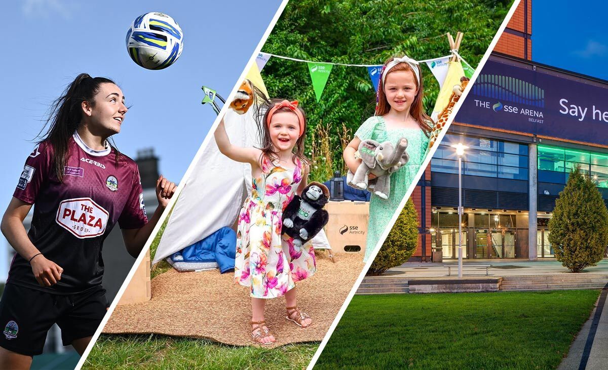 A collage of football league, dublin zoo and SSE rewards