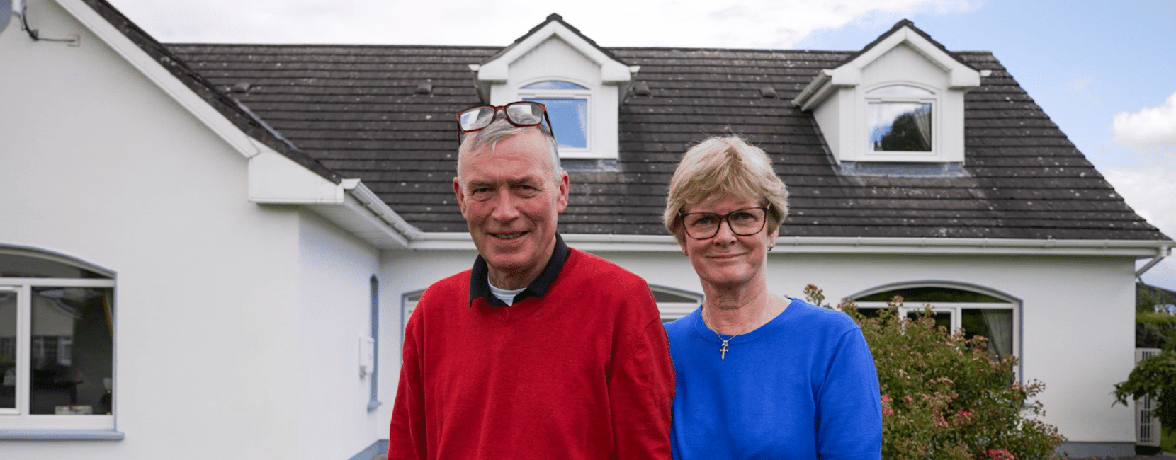 Case Study: Home Upgrade Anne and Aiden hero banner IE HE Anne and Aiden share their 'One Stop Shop' journey to a warm and cosy A-rated home.