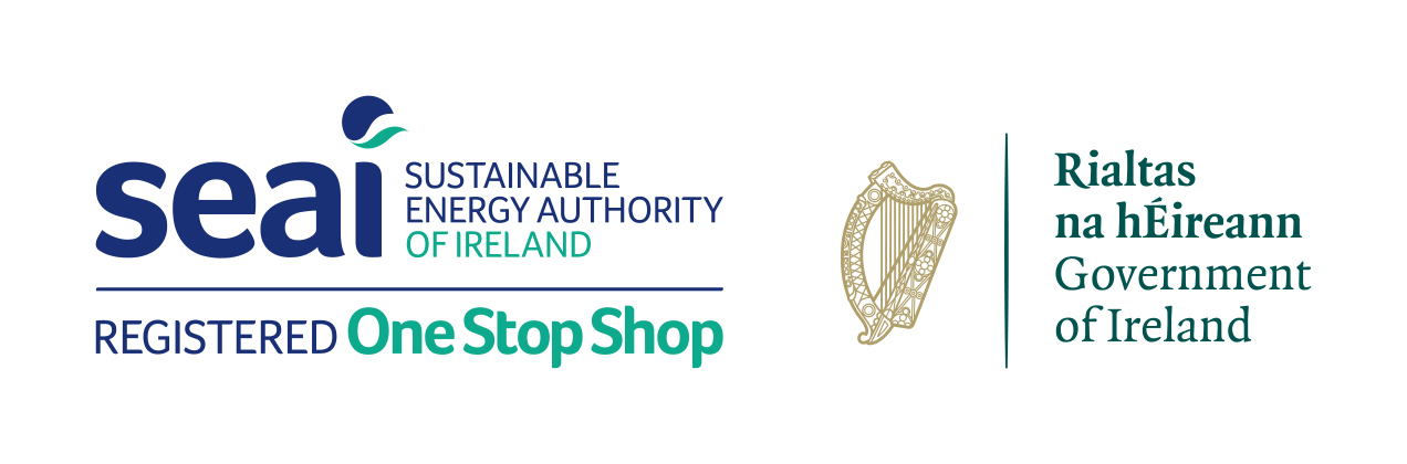 SEAI-OSS-GI-Lockup-RGB SEAI sustainable energy authority of Ireland on the left and Rialtas na heireann government of Ireland logo on the right