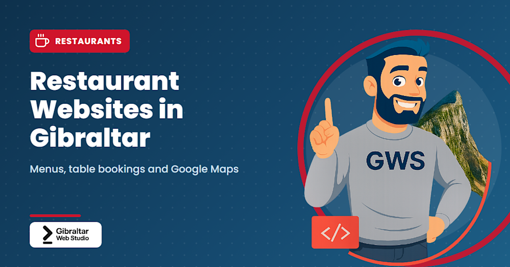 Title card: Restaurant Websites in Gibraltar