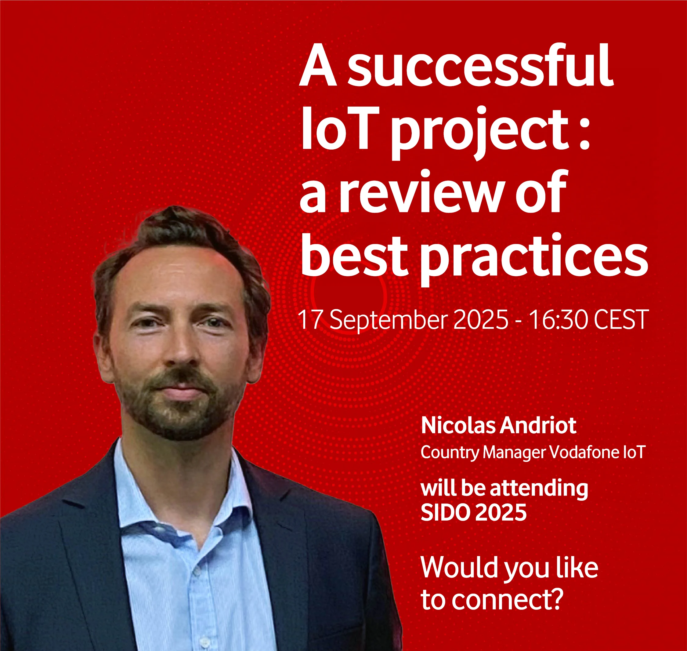 Nicolas Andriot SIDO Vodafone iot