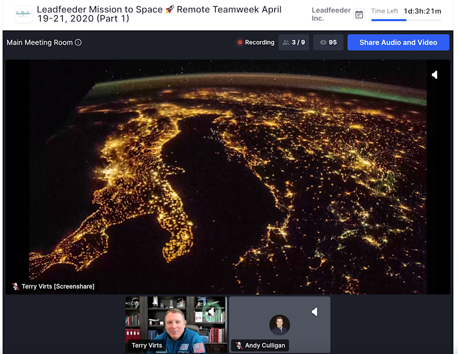 Terry Virts - view of Italy from space