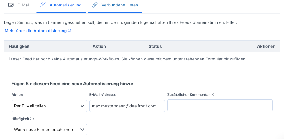 Wie Du Benachrichtigungen fuer automatisierten Feed in Leadfeeder aufsetzt
