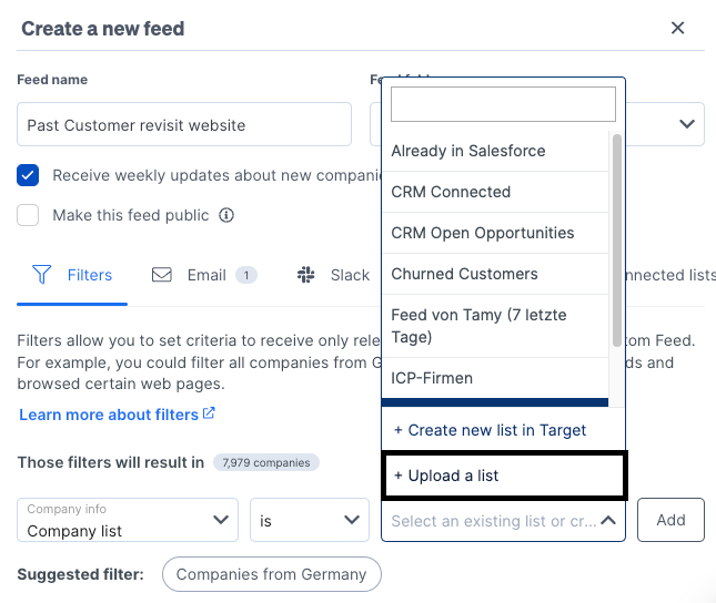create-feed-past-customer-visits-website