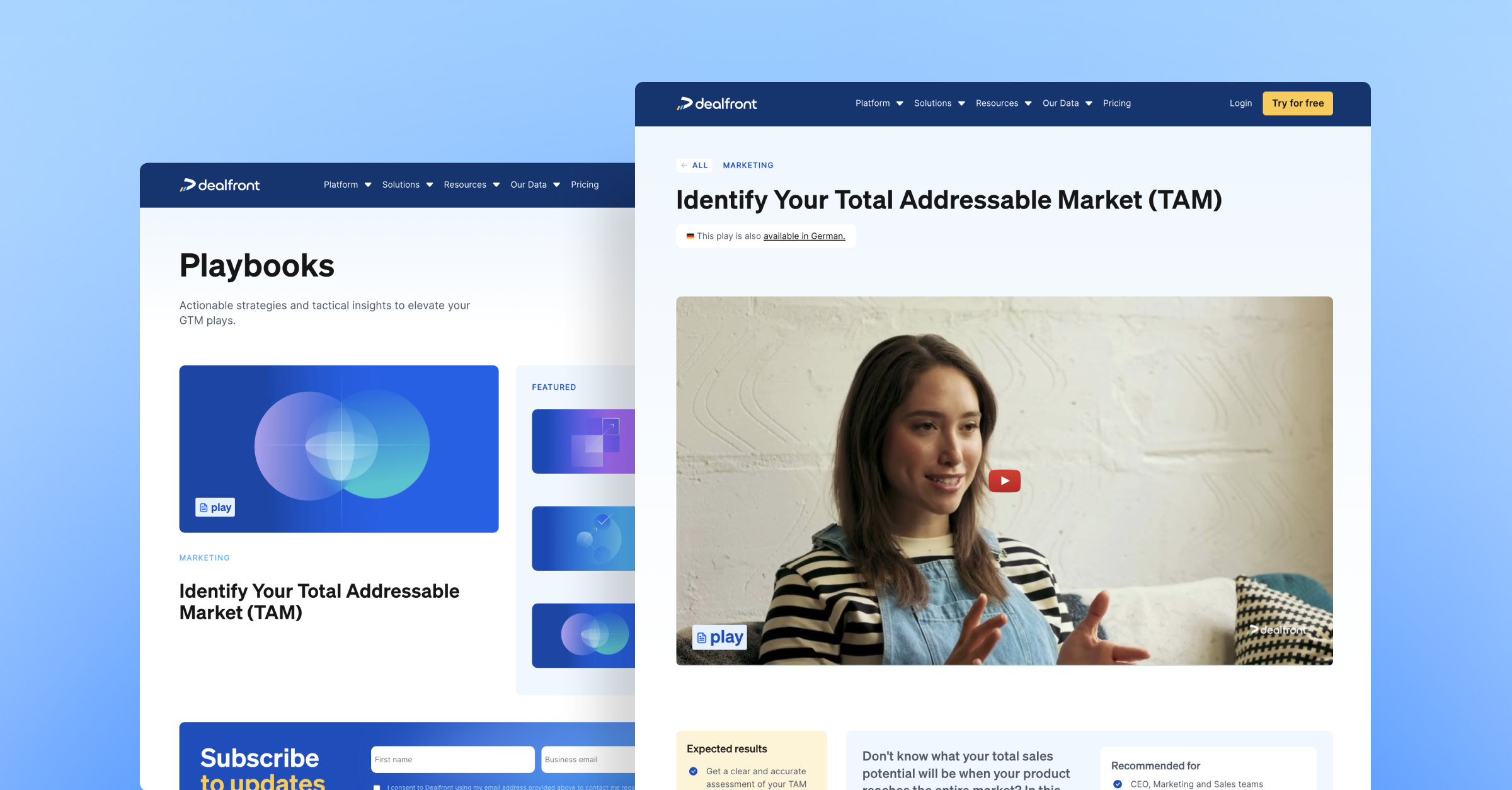 Playbooks Dealfront Digest