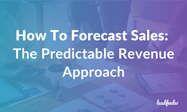 sales forecasting revenue