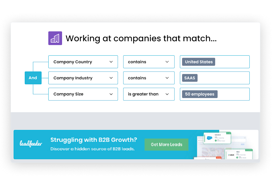 For advertising platforms