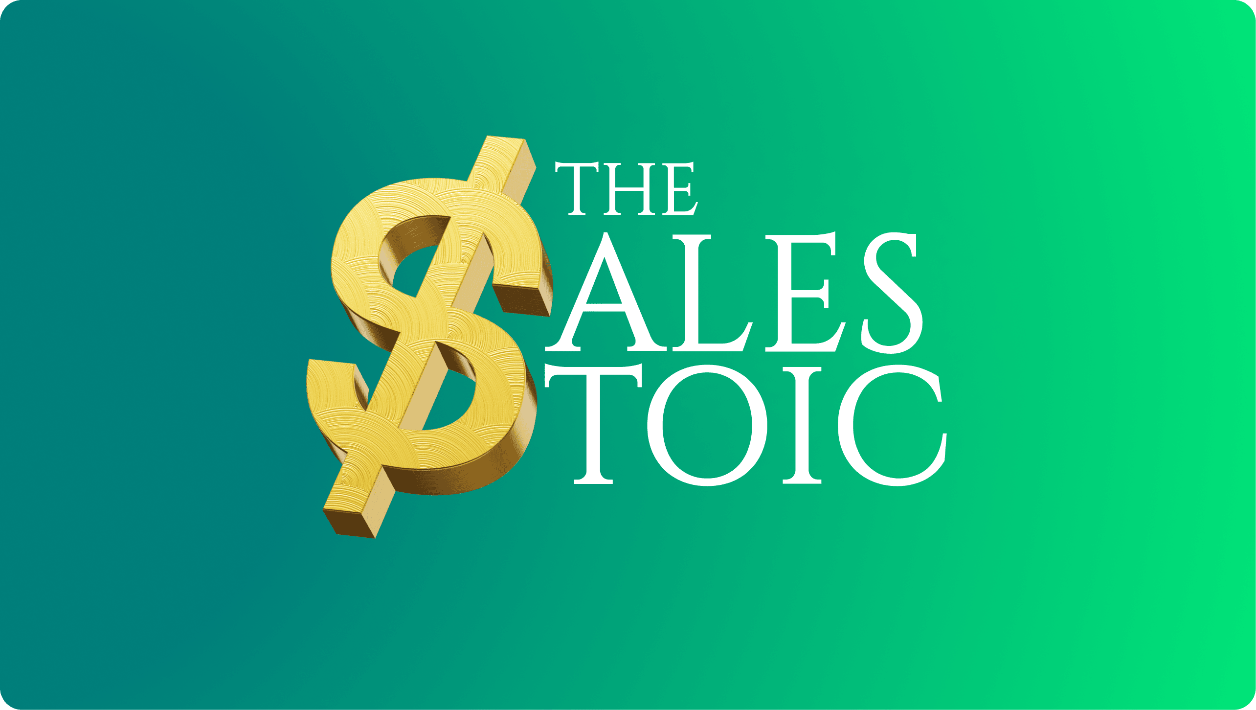 The Sales Stoic Thumbnail