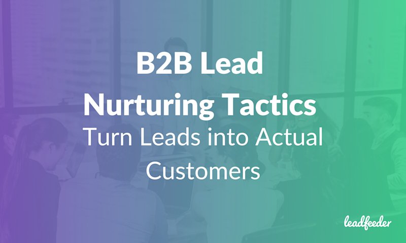 b2b lead nurturing header