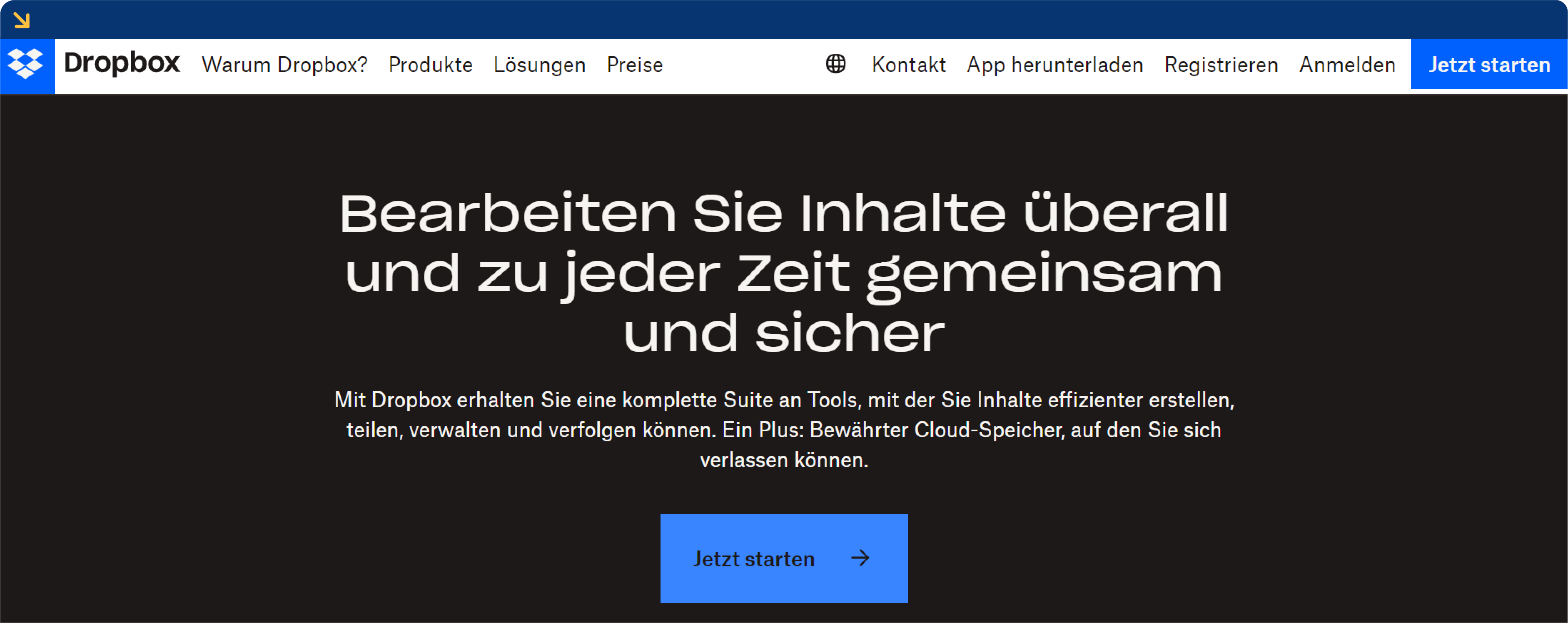 Beispiel Dropbox