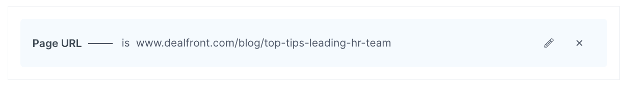 Custom feed using URL filter