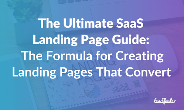saas landing page guide