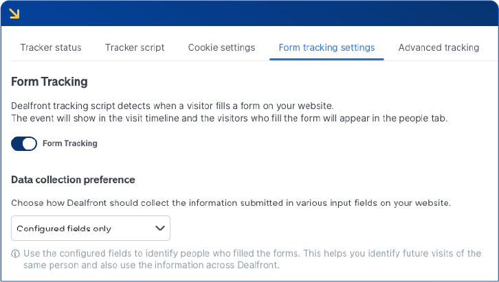 Web Visitors Form Tracking