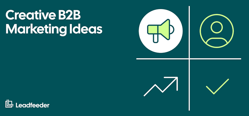 Creative B2B marketing header image