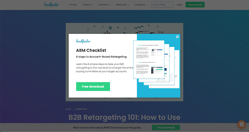 leadfeeder-exit-intent-popup-example1