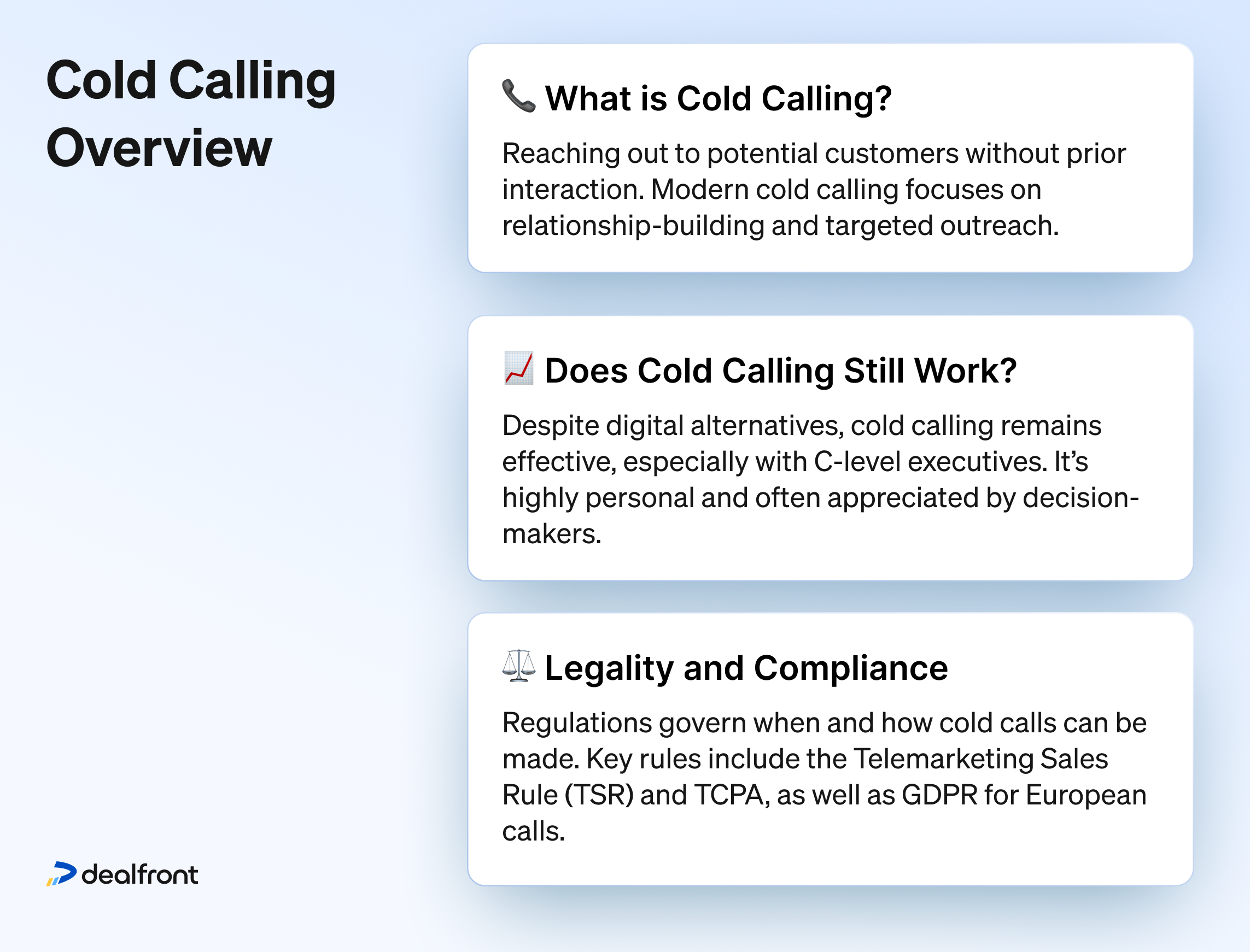 Cold calling overview