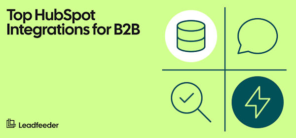 Top HubSpot integrations for B2B marketers header image
