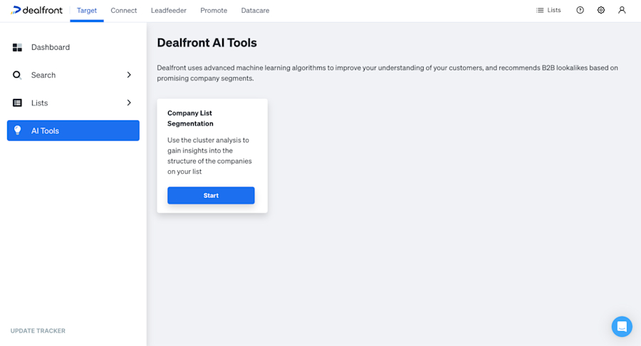 dealfront-ai-tool-options