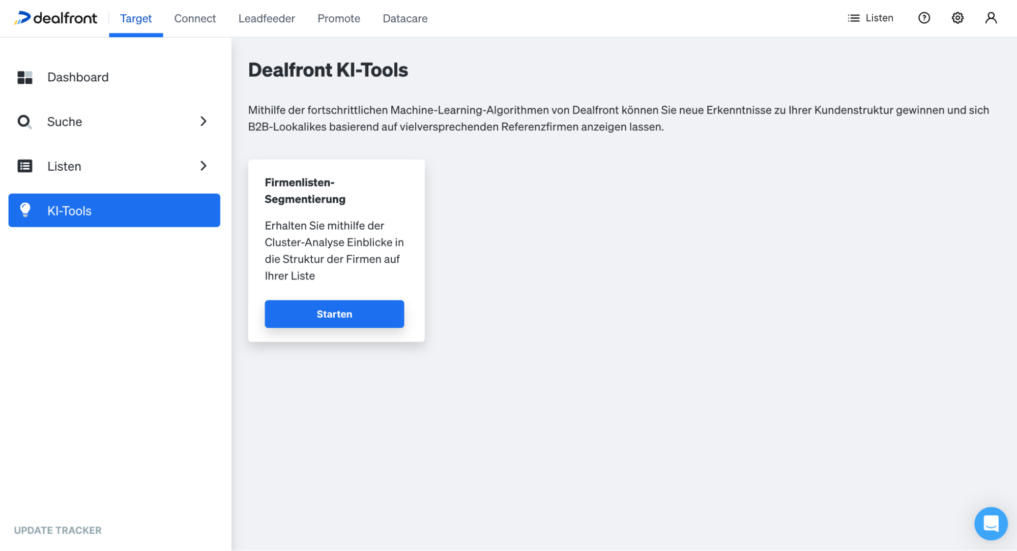 Dealfront KI Tool