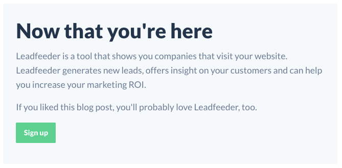 leadfeeder-signup-form
