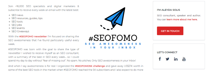 demand-generation-example-seo-fomo