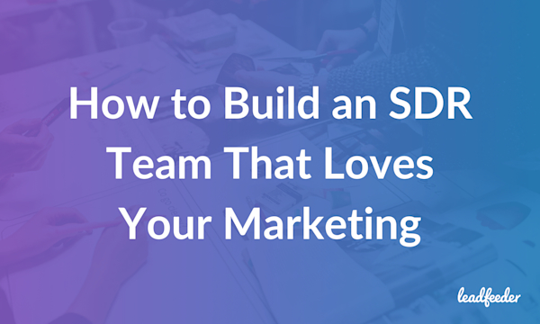 sdr team marketing header