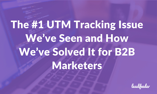 utm tracking issue