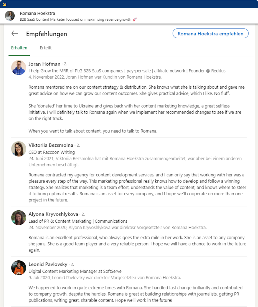 social-selling-beispiel-romana