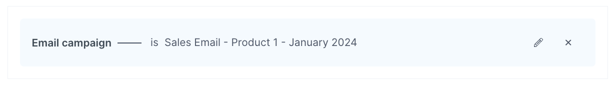 Campaign filter in Leadfeeder by Dealfront