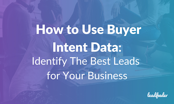 user buyer intent data header