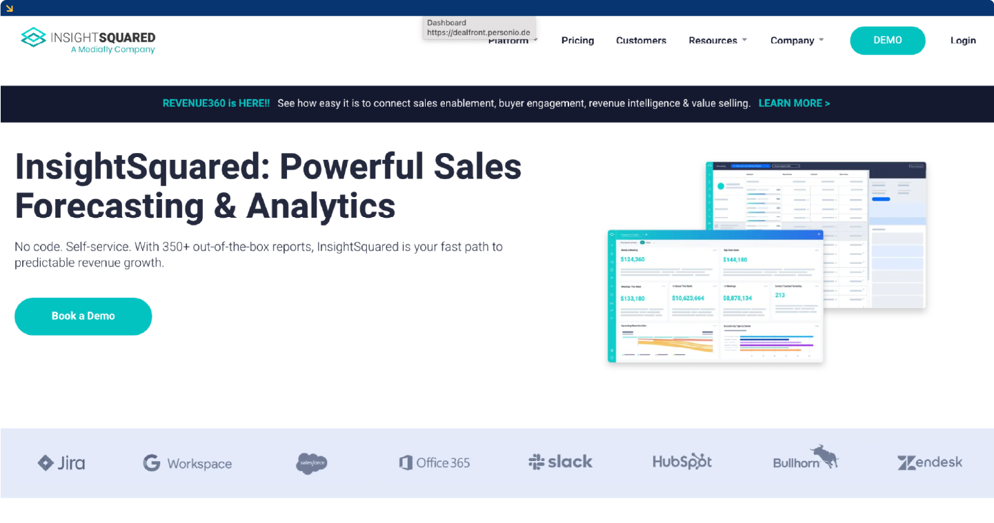 Sales performance and reporting automation tool InsightsSquared
