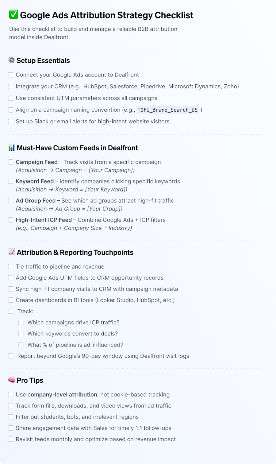 b2b-google-ads-attribution-checklist