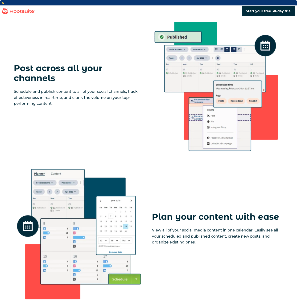 Hootsuite social media management tool
