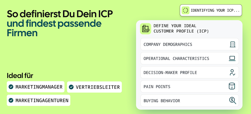 So definierst Du Dein ICP und findest passende Firmen